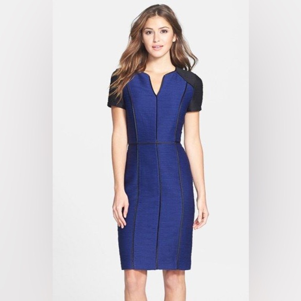 NWT FOCUS by Shani Ruched Midi Dress